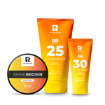 Shine Brown Tan & Protect Bundle 410 ml
