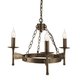 ELSTEAD CW3-OLD-BRZ | Cromwell-EL Elstead luster svjetiljka ručno bojano 3x E14 brončano smeđe