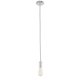 ITALUX DS-M-036 CHROME | Atrium-IT Italux visilice svjetiljka 1x E27 krom, prozirno