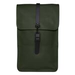 Ruksak Rains 12200 Backpack boja: zelena, veliki, glatki - zelena. Ruksak iz kolekcije Rains. Model izrađen od glatkog materijala.