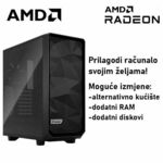ADM stolno računalo Gaming High Range G149 Amd Ryzen 7 5800x3d, 16GB RAM, 1TB SSD, AMD Radeon RX 7800 XT, Windows 10