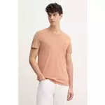 Pamučna majica Lacoste narančasta TH6710