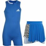 Ženska teniska haljina Adidas Aeriready Modular Pro Leotard Dress - bright royal