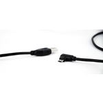 Gembird Double-sided angled Micro-USB to USB 2.0 AM cable, 1.8 m, black GEM-CC-USB2-AMMDM906