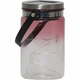 Vanjska solarna lampa Star Trading Tint Lantern Pink, visina 15 cm