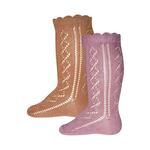 EWERS Čarape svijetlosmeđa / rosé