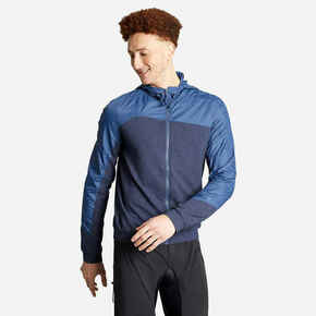 Vjetrootporna jakna za brdski biciklizam muška plava