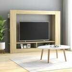 vidaXL TV ormarić boja hrasta 152 x 22 x 113 cm od konstruiranog drva