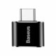 Baseus USB na USB Type-C adapter 2.4A (crni) (paket od 5 komada)