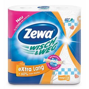 Zewa Papirnati ručnici eXtra lang Wisch&amp;Weg 2 role
