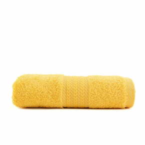 Žuti ručnik od čistog pamuka Sunny