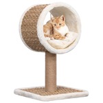 vidaXL Penjalica za mačke s tunelom i igračkom 56 cm od morske trave