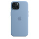 Maskica za iPhone 15 Silicone Case with MagSafe Winter Blue