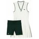 Ženska teniska haljina Lacoste Sport Dress With Removable Piqué Shorts - white