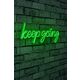 Ukrasna plastična LED rasvjeta, Keep Going - Green