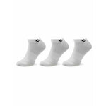 Set od 3 pari ženskih visokih čarapa Converse E746W-3009 Bijela