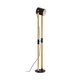 EGLO 43048 | Hornwood Eglo podna svjetiljka 140cm sa prekidačem na kablu elementi koji se mogu okretati 1x E27 crno, bezbojno, krem