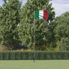 VidaXL Talijanska zastava i jarbol 5