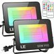 2x vanjski LED reflektor RGB s udaljenim 50W IP65