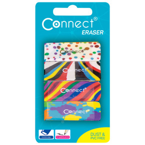 Gumica sintetička Multicolour pk4 Connect blister