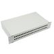 NFO Patch Panel 2U 19" - 48x SC Simplex/LC Duplex, Slide-out on rails, 1 tray included NFO-PAN-60009
