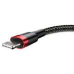 BASEUS podatkovni kabel Lightning CALKLF-C19, 2 m, crno-crveni