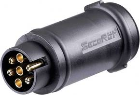 SecoRüt 50151 adapter za prikolicu [uticnica 13-polna - utikač 7-polni] abs plastika
