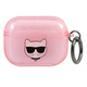 Karl Lagerfeld KLA3UCHGP Apple AirPods 3 cover pink Glitter Choupette
