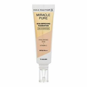 Max Factor Miracle Pure Skin-Improving Foundation puder za sve vrste kože 30 ml nijansa 75 Golden