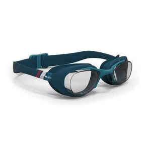 Naočale za plivanje Xbase veličina L prozirna stakla mornarski plave
