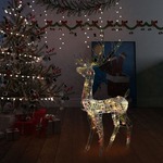 Akrilni ukrasni božićni sob 140 LED žarulja 128 cm šareni