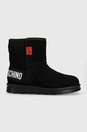Love Moschino Čizme za snijeg vatreno crvena / crna / bijela