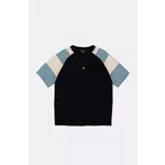 Dječja pamučna majica kratkih rukava Emporio Armani mornarsko plava EB000141.AF13715