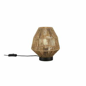 Smeđa stolna lampa (visina 20 cm) Miki – Trio