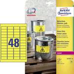 Avery-Zweckform L6103-20 etikete 45.7 x 21.2 mm poliester film žuta 960 St. trajno univerzalne naljepnice, naljepnice otporne na vremenske uvjete