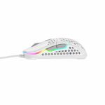 Miš XTRFY M42 RGB, optički, 16000dpi, bijeli, USB