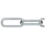 dörner + helmer 171896 okrugli čelični lanac srebrna čelik galvansko pocinčani 10 m