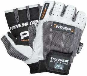 Power System Fitness White/Grey M Fitnes rukavice