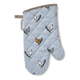 Plava pamučna kuhinjska rukavica Cooksmart ® Farmers, dužina 31 cm