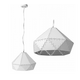 Stropna viseća svjetiljka metalna bijela APP237-1CP