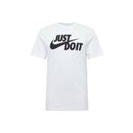 Nike Sportswear Majica 'Just Do It' crna / prljavo bijela