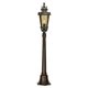 ELSTEAD BT4-M | Baltimore-EL Elstead podna svjetiljka 117cm ručno bojano 1x E27 IP44 antik brončano, jantar