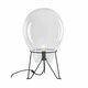 FANEUROPE I-AZUMA-L52 | Azuma Faneurope stolna svjetiljka Luce Ambiente Design 90,6cm sa prekidačem na kablu 1x E27 crno, prozirno
