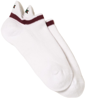 Čarape za tenis Lacoste Sport Breathable Socks 1P - white/bordeaux
