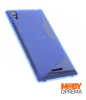 Sony Xperia T3 plava silikonska maska