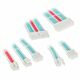 Kolink Core Adept Braided Cable Extension Kit - Brilliant White/Neon Blue/Pure Pink CBKL1300
