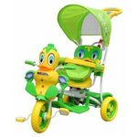Dječji tricikl 2u1 patka, zeleni