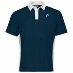 Muški teniski polo Head Slice Polo Shirt M - dark blue/white