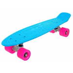 Sulov Penny board Neon Speedway skateboard, plavo roza, 22“