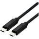 Roline USB-C kabel USB 4.0 USB-C® utikač 0.80 m crna sa zaštitom 11029101